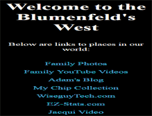 Tablet Screenshot of blumenfelds.com